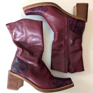 Leather Western Boots